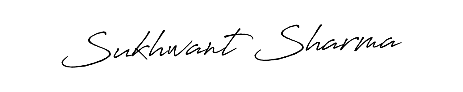 Use a signature maker to create a handwritten signature online. With this signature software, you can design (Antro_Vectra_Bolder) your own signature for name Sukhwant Sharma. Sukhwant Sharma signature style 7 images and pictures png