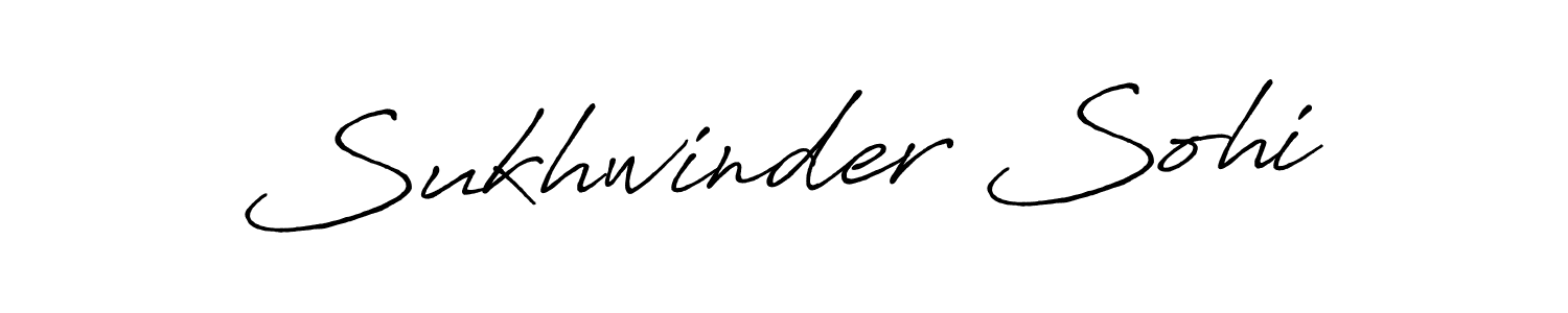 Use a signature maker to create a handwritten signature online. With this signature software, you can design (Antro_Vectra_Bolder) your own signature for name Sukhwinder Sohi. Sukhwinder Sohi signature style 7 images and pictures png
