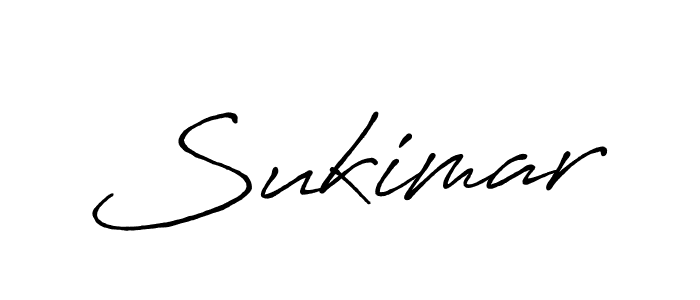 How to make Sukimar signature? Antro_Vectra_Bolder is a professional autograph style. Create handwritten signature for Sukimar name. Sukimar signature style 7 images and pictures png