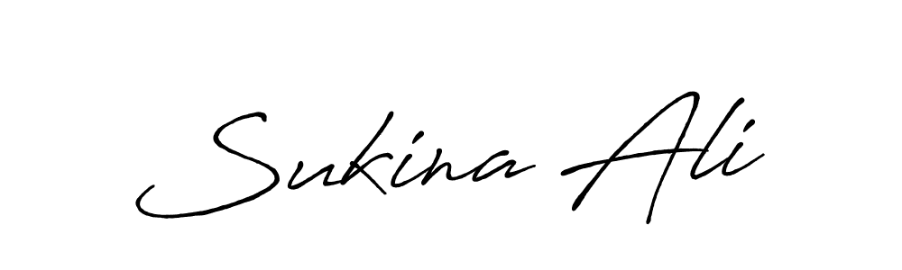 Design your own signature with our free online signature maker. With this signature software, you can create a handwritten (Antro_Vectra_Bolder) signature for name Sukina Ali. Sukina Ali signature style 7 images and pictures png