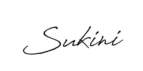 Sukini stylish signature style. Best Handwritten Sign (Antro_Vectra_Bolder) for my name. Handwritten Signature Collection Ideas for my name Sukini. Sukini signature style 7 images and pictures png