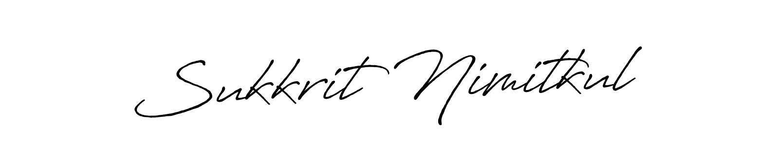 Once you've used our free online signature maker to create your best signature Antro_Vectra_Bolder style, it's time to enjoy all of the benefits that Sukkrit Nimitkul name signing documents. Sukkrit Nimitkul signature style 7 images and pictures png