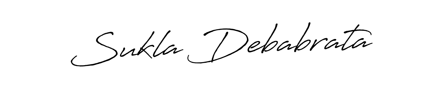 Design your own signature with our free online signature maker. With this signature software, you can create a handwritten (Antro_Vectra_Bolder) signature for name Sukla Debabrata. Sukla Debabrata signature style 7 images and pictures png