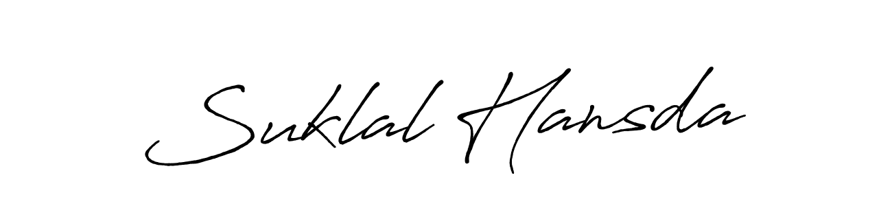 The best way (Antro_Vectra_Bolder) to make a short signature is to pick only two or three words in your name. The name Suklal Hansda include a total of six letters. For converting this name. Suklal Hansda signature style 7 images and pictures png