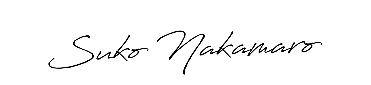 Once you've used our free online signature maker to create your best signature Antro_Vectra_Bolder style, it's time to enjoy all of the benefits that Suko Nakamaro name signing documents. Suko Nakamaro signature style 7 images and pictures png