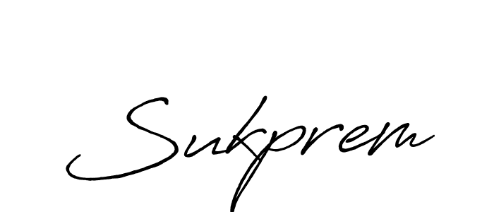 The best way (Antro_Vectra_Bolder) to make a short signature is to pick only two or three words in your name. The name Sukprem include a total of six letters. For converting this name. Sukprem signature style 7 images and pictures png