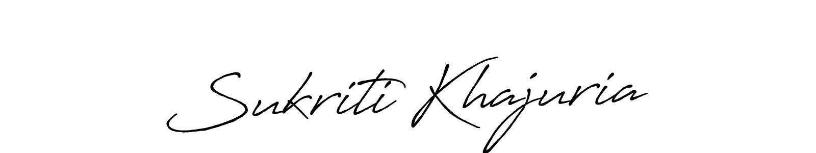 Also You can easily find your signature by using the search form. We will create Sukriti Khajuria name handwritten signature images for you free of cost using Antro_Vectra_Bolder sign style. Sukriti Khajuria signature style 7 images and pictures png