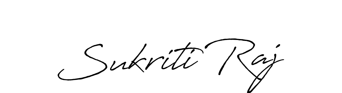 How to make Sukriti Raj signature? Antro_Vectra_Bolder is a professional autograph style. Create handwritten signature for Sukriti Raj name. Sukriti Raj signature style 7 images and pictures png