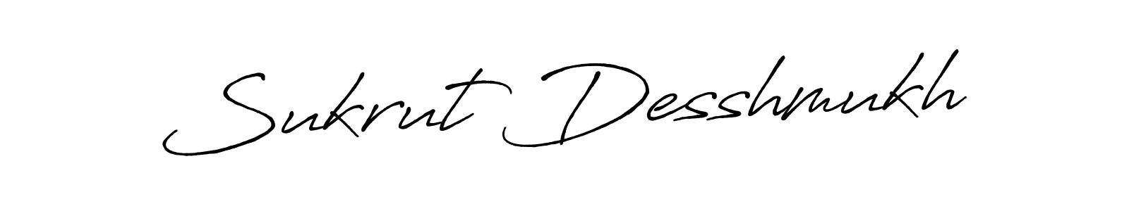 The best way (Antro_Vectra_Bolder) to make a short signature is to pick only two or three words in your name. The name Sukrut Desshmukh include a total of six letters. For converting this name. Sukrut Desshmukh signature style 7 images and pictures png