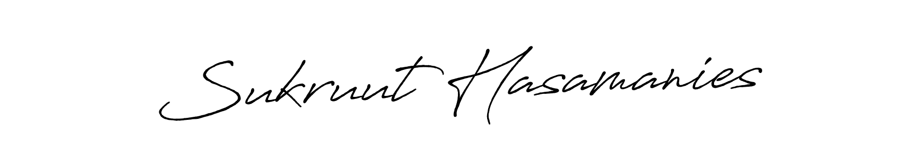 Use a signature maker to create a handwritten signature online. With this signature software, you can design (Antro_Vectra_Bolder) your own signature for name Sukruut Hasamanies. Sukruut Hasamanies signature style 7 images and pictures png