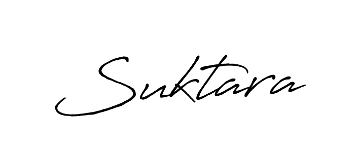 Design your own signature with our free online signature maker. With this signature software, you can create a handwritten (Antro_Vectra_Bolder) signature for name Suktara. Suktara signature style 7 images and pictures png