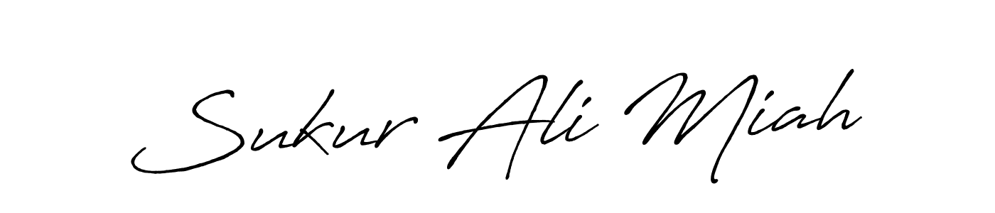 Also we have Sukur Ali Miah name is the best signature style. Create professional handwritten signature collection using Antro_Vectra_Bolder autograph style. Sukur Ali Miah signature style 7 images and pictures png