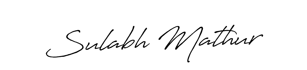 Once you've used our free online signature maker to create your best signature Antro_Vectra_Bolder style, it's time to enjoy all of the benefits that Sulabh Mathur name signing documents. Sulabh Mathur signature style 7 images and pictures png