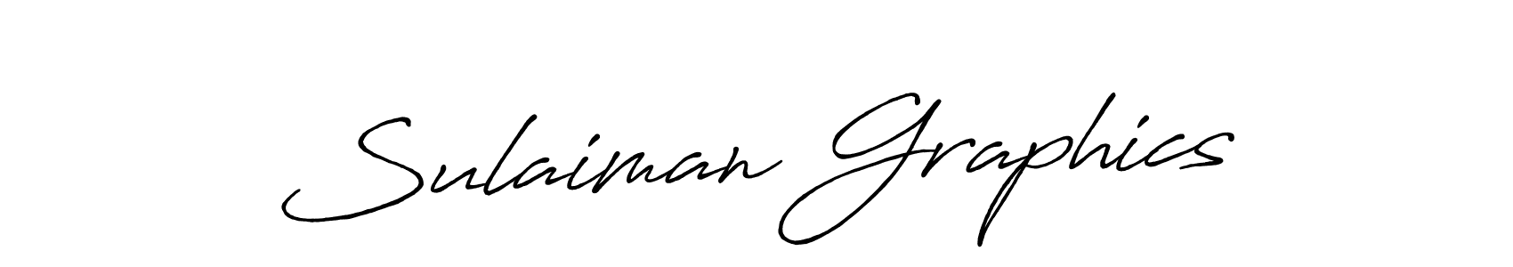 Use a signature maker to create a handwritten signature online. With this signature software, you can design (Antro_Vectra_Bolder) your own signature for name Sulaiman Graphics. Sulaiman Graphics signature style 7 images and pictures png