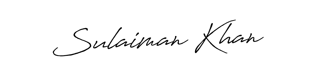 It looks lik you need a new signature style for name Sulaiman Khan. Design unique handwritten (Antro_Vectra_Bolder) signature with our free signature maker in just a few clicks. Sulaiman Khan signature style 7 images and pictures png