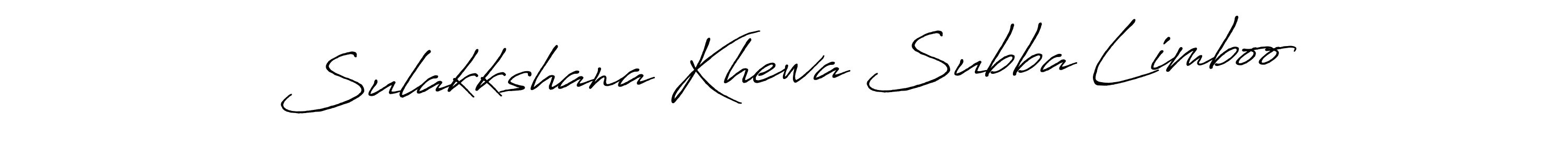 Make a beautiful signature design for name Sulakkshana Khewa Subba Limboo. Use this online signature maker to create a handwritten signature for free. Sulakkshana Khewa Subba Limboo signature style 7 images and pictures png