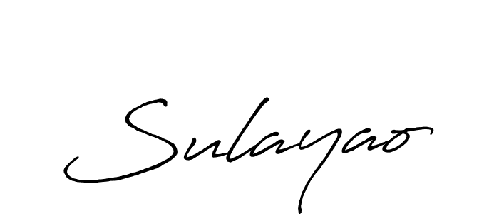 Make a beautiful signature design for name Sulayao. Use this online signature maker to create a handwritten signature for free. Sulayao signature style 7 images and pictures png