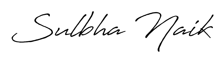 Transform the name Sulbha Naik into a signature masterpiece using Antro_Vectra_Bolder font. Ideal for photographers, artists, and creators looking for watermarks. Sulbha Naik signature style 7 images and pictures png