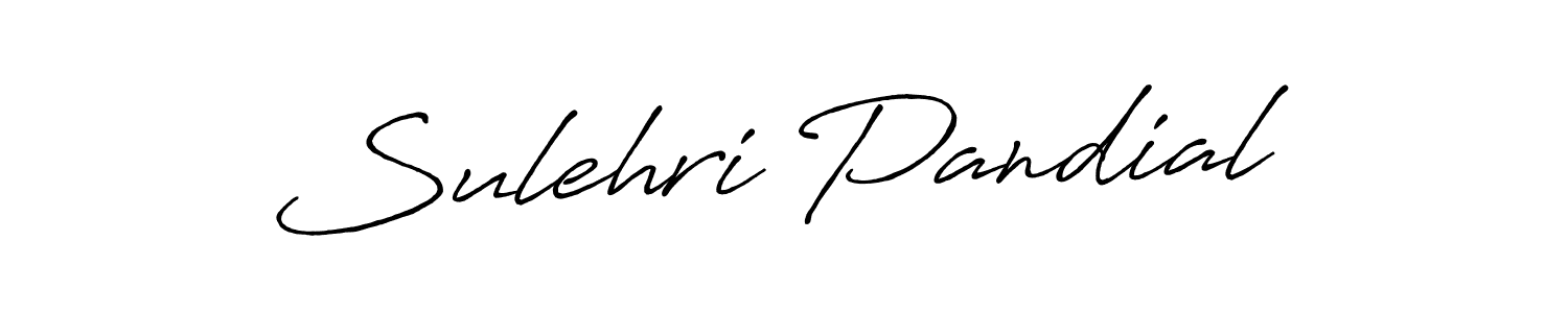 The best way (Antro_Vectra_Bolder) to make a short signature is to pick only two or three words in your name. The name Sulehri Pandial include a total of six letters. For converting this name. Sulehri Pandial signature style 7 images and pictures png