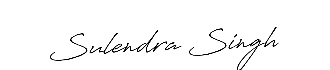You should practise on your own different ways (Antro_Vectra_Bolder) to write your name (Sulendra Singh) in signature. don't let someone else do it for you. Sulendra Singh signature style 7 images and pictures png