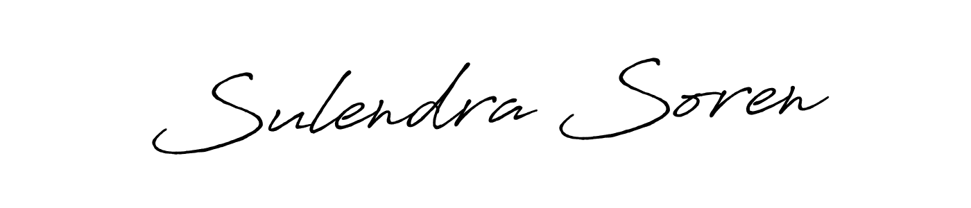 Design your own signature with our free online signature maker. With this signature software, you can create a handwritten (Antro_Vectra_Bolder) signature for name Sulendra Soren. Sulendra Soren signature style 7 images and pictures png