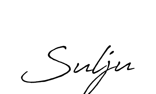 Also we have Sulju name is the best signature style. Create professional handwritten signature collection using Antro_Vectra_Bolder autograph style. Sulju signature style 7 images and pictures png