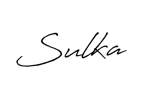 Sulka stylish signature style. Best Handwritten Sign (Antro_Vectra_Bolder) for my name. Handwritten Signature Collection Ideas for my name Sulka. Sulka signature style 7 images and pictures png