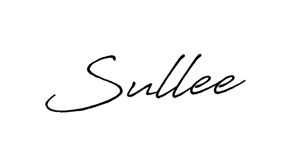 Create a beautiful signature design for name Sullee. With this signature (Antro_Vectra_Bolder) fonts, you can make a handwritten signature for free. Sullee signature style 7 images and pictures png