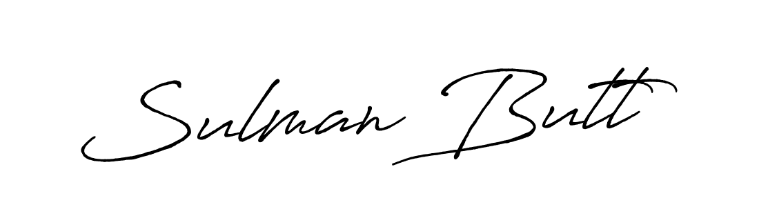 How to make Sulman Butt signature? Antro_Vectra_Bolder is a professional autograph style. Create handwritten signature for Sulman Butt name. Sulman Butt signature style 7 images and pictures png