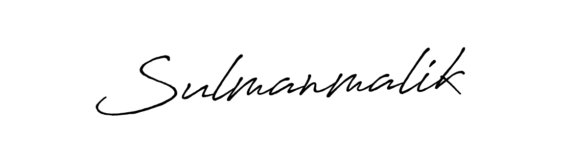 Sulmanmalik stylish signature style. Best Handwritten Sign (Antro_Vectra_Bolder) for my name. Handwritten Signature Collection Ideas for my name Sulmanmalik. Sulmanmalik signature style 7 images and pictures png