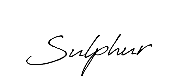 Best and Professional Signature Style for Sulphur. Antro_Vectra_Bolder Best Signature Style Collection. Sulphur signature style 7 images and pictures png