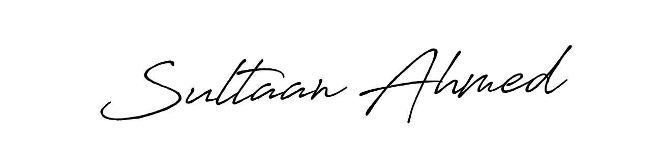 Sultaan Ahmed stylish signature style. Best Handwritten Sign (Antro_Vectra_Bolder) for my name. Handwritten Signature Collection Ideas for my name Sultaan Ahmed. Sultaan Ahmed signature style 7 images and pictures png