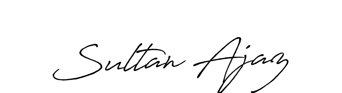 Antro_Vectra_Bolder is a professional signature style that is perfect for those who want to add a touch of class to their signature. It is also a great choice for those who want to make their signature more unique. Get Sultan Ajaz name to fancy signature for free. Sultan Ajaz signature style 7 images and pictures png