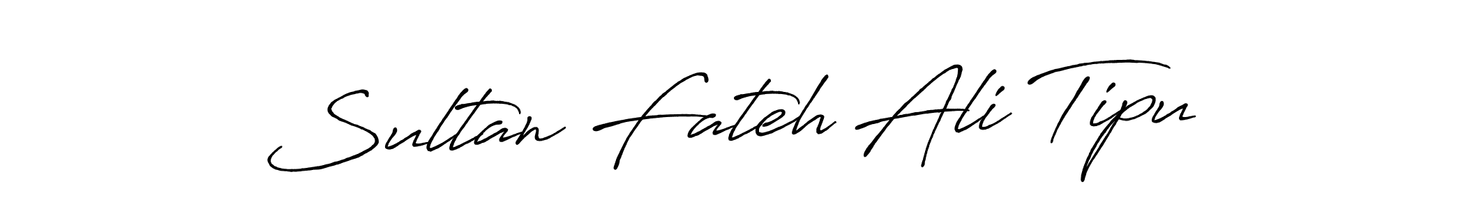 Design your own signature with our free online signature maker. With this signature software, you can create a handwritten (Antro_Vectra_Bolder) signature for name Sultan Fateh Ali Tipu. Sultan Fateh Ali Tipu signature style 7 images and pictures png