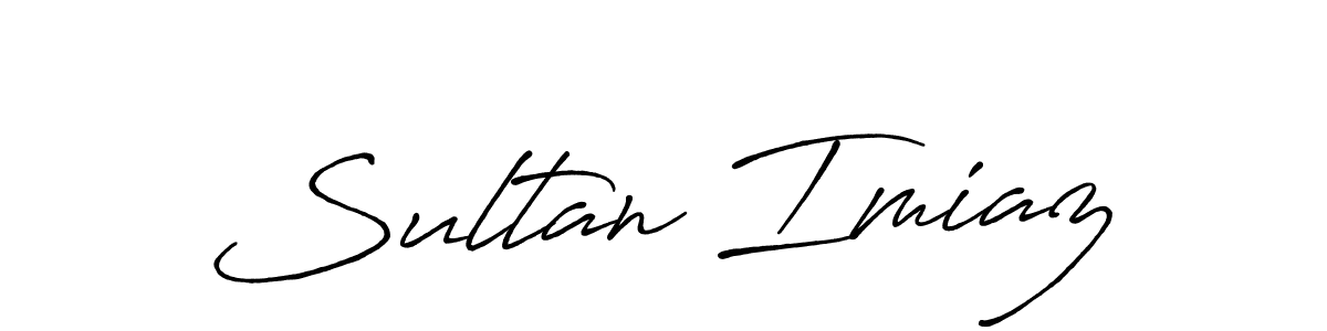 Also we have Sultan Imiaz name is the best signature style. Create professional handwritten signature collection using Antro_Vectra_Bolder autograph style. Sultan Imiaz signature style 7 images and pictures png