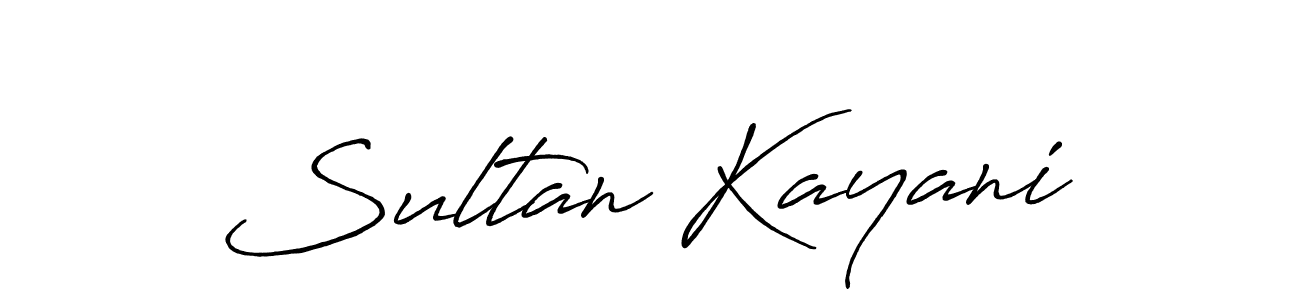 Antro_Vectra_Bolder is a professional signature style that is perfect for those who want to add a touch of class to their signature. It is also a great choice for those who want to make their signature more unique. Get Sultan Kayani name to fancy signature for free. Sultan Kayani signature style 7 images and pictures png