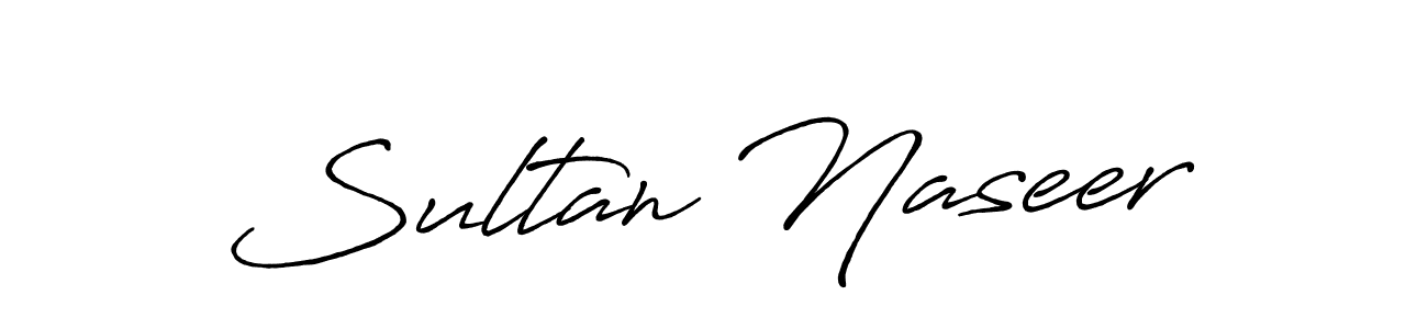 Sultan Naseer stylish signature style. Best Handwritten Sign (Antro_Vectra_Bolder) for my name. Handwritten Signature Collection Ideas for my name Sultan Naseer. Sultan Naseer signature style 7 images and pictures png