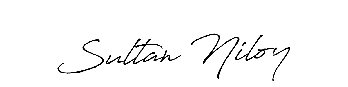 Sultan Niloy stylish signature style. Best Handwritten Sign (Antro_Vectra_Bolder) for my name. Handwritten Signature Collection Ideas for my name Sultan Niloy. Sultan Niloy signature style 7 images and pictures png