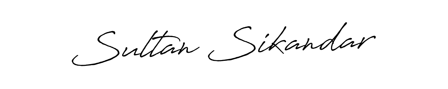 It looks lik you need a new signature style for name Sultan Sikandar. Design unique handwritten (Antro_Vectra_Bolder) signature with our free signature maker in just a few clicks. Sultan Sikandar signature style 7 images and pictures png