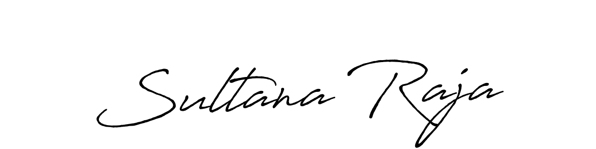 Antro_Vectra_Bolder is a professional signature style that is perfect for those who want to add a touch of class to their signature. It is also a great choice for those who want to make their signature more unique. Get Sultana Raja name to fancy signature for free. Sultana Raja signature style 7 images and pictures png