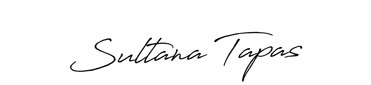 Create a beautiful signature design for name Sultana Tapas. With this signature (Antro_Vectra_Bolder) fonts, you can make a handwritten signature for free. Sultana Tapas signature style 7 images and pictures png