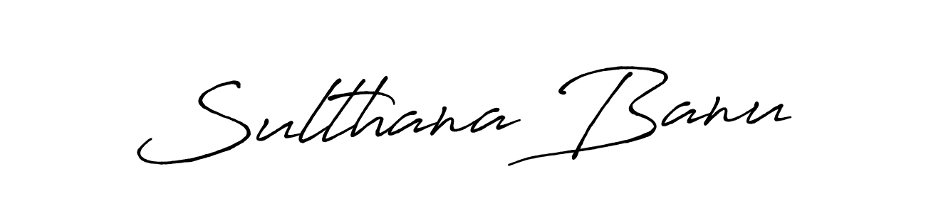 Design your own signature with our free online signature maker. With this signature software, you can create a handwritten (Antro_Vectra_Bolder) signature for name Sulthana Banu. Sulthana Banu signature style 7 images and pictures png
