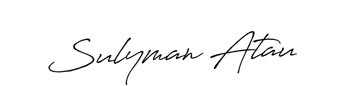 This is the best signature style for the Sulyman Atau name. Also you like these signature font (Antro_Vectra_Bolder). Mix name signature. Sulyman Atau signature style 7 images and pictures png