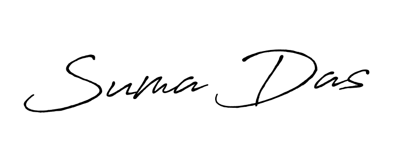 Design your own signature with our free online signature maker. With this signature software, you can create a handwritten (Antro_Vectra_Bolder) signature for name Suma Das. Suma Das signature style 7 images and pictures png