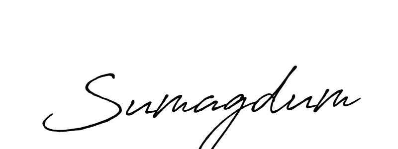 Once you've used our free online signature maker to create your best signature Antro_Vectra_Bolder style, it's time to enjoy all of the benefits that Sumagdum name signing documents. Sumagdum signature style 7 images and pictures png