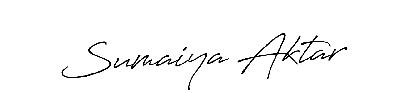 Also You can easily find your signature by using the search form. We will create Sumaiya Aktar name handwritten signature images for you free of cost using Antro_Vectra_Bolder sign style. Sumaiya Aktar signature style 7 images and pictures png