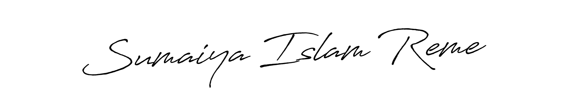 Similarly Antro_Vectra_Bolder is the best handwritten signature design. Signature creator online .You can use it as an online autograph creator for name Sumaiya Islam Reme. Sumaiya Islam Reme signature style 7 images and pictures png