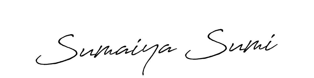 Also You can easily find your signature by using the search form. We will create Sumaiya Sumi name handwritten signature images for you free of cost using Antro_Vectra_Bolder sign style. Sumaiya Sumi signature style 7 images and pictures png