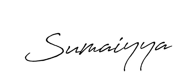 Use a signature maker to create a handwritten signature online. With this signature software, you can design (Antro_Vectra_Bolder) your own signature for name Sumaiyya. Sumaiyya signature style 7 images and pictures png