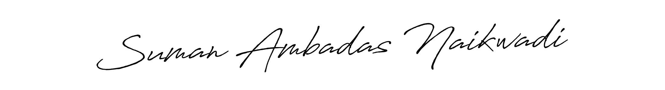 Make a beautiful signature design for name Suman Ambadas Naikwadi. Use this online signature maker to create a handwritten signature for free. Suman Ambadas Naikwadi signature style 7 images and pictures png